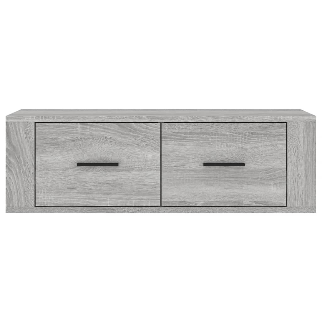 vidaXL Έπιπλο Τηλεόρασης Κρεμαστό Γκρι Sonoma 80x36x25 εκ. Επεξ. Ξύλο