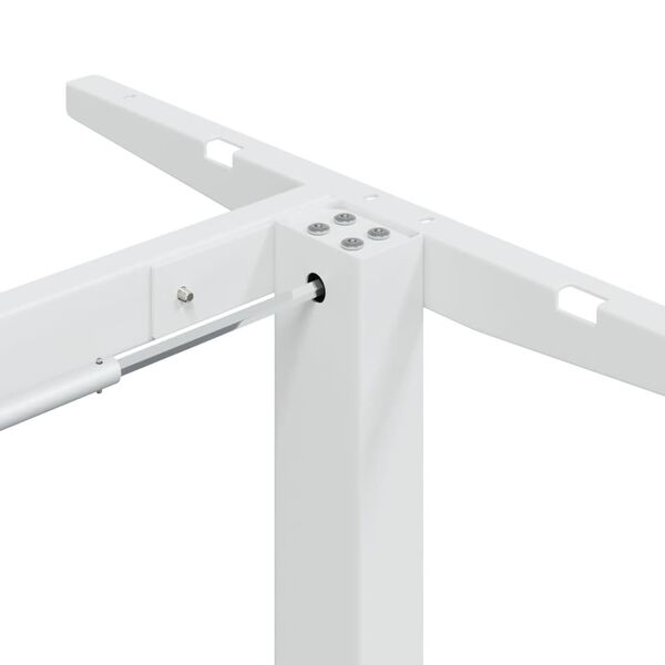 vidaXL Σκελετός Όρθιου Γραφείου Λευκός (94-135)x60x(70-114) εκ. Ατσάλι