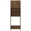 vidaXL Ντουλάπι Πλυντηρίου Καφέ Δρυς 64 x 25,5 x 190 εκ.