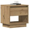 vidaXL Κομοδίνο 2 pcs Artisan Oak 45 x 34 x 44 εκ Επεξεργασμένο ξύλο