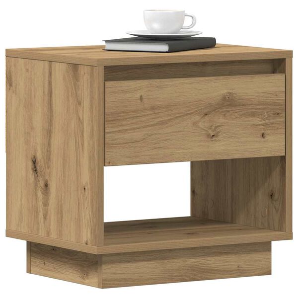 vidaXL Κομοδίνο 2 pcs Artisan Oak 45 x 34 x 44 εκ Επεξεργασμένο ξύλο