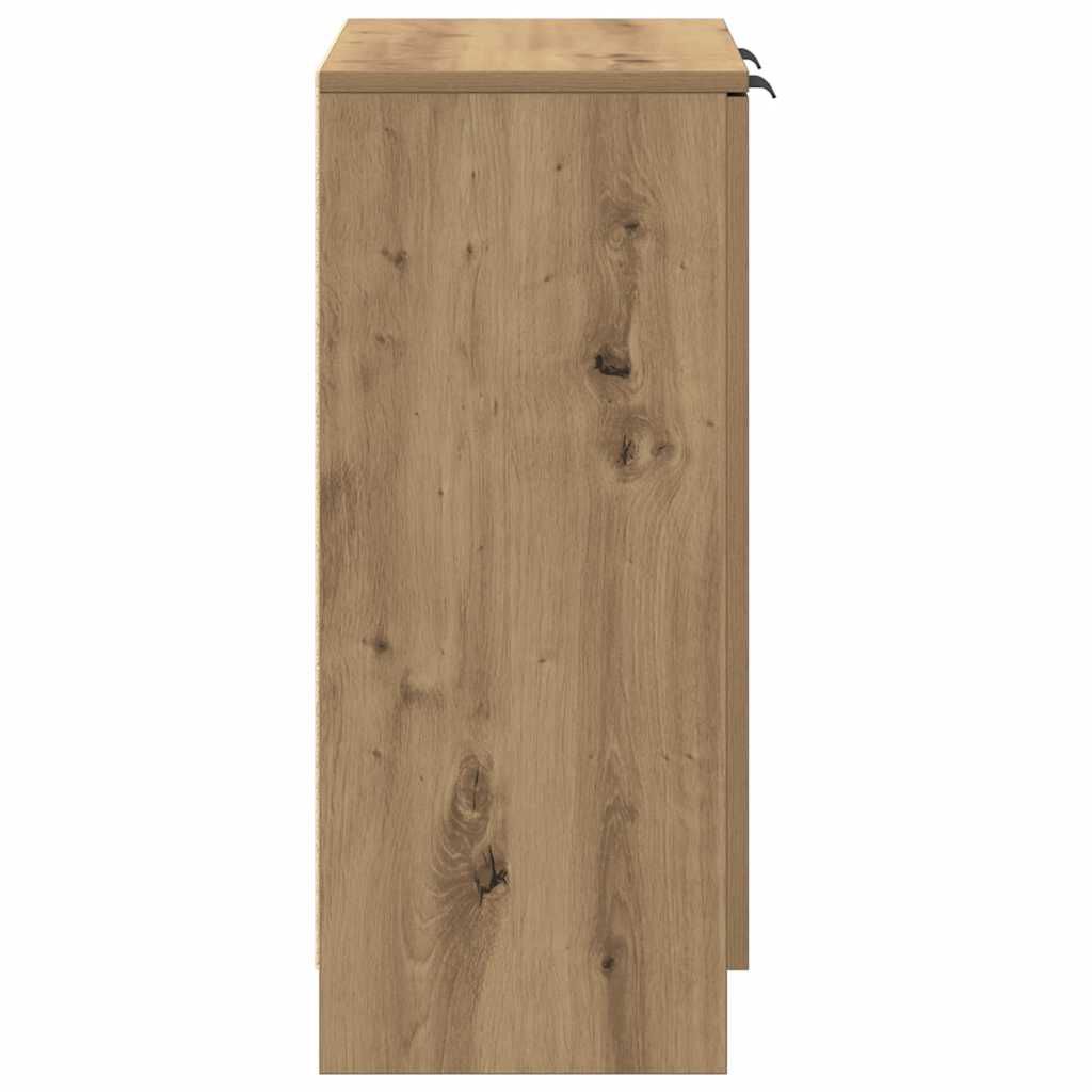 vidaXL Μπουφές Αρτισιανή Δρυς 60 x 30 x 70 εκ. από Επεξεργασμένο Ξύλο