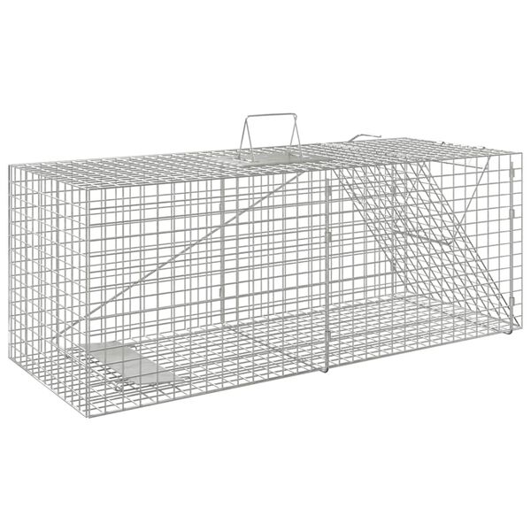 vidaXL Παγίδα Ζώων 64,5x25x26,5 εκ. από Γαλβανισμένο Σίδηρο