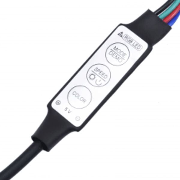 vidaXL Έπιπλο Τηλεόρασης με LED Sonoma Δρυς 290x36,5x40 εκ.