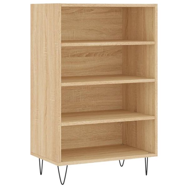 vidaXL Ραφιέρα Sonoma Δρυς 57 x 35 x 90 από Επεξεργασμένο Ξύλο