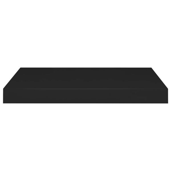 vidaXL Ράφια Τοίχου 4 τεμ. Μαύρα 50x23x3,8 εκ. MDF