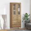 vidaXL Highboard &mu;&epsilon; &sigma;&upsilon;&rho;&tau;ά&rho;&iota; Artisan Oak 69,5 x 34 x 180 &epsilon;&kappa;.