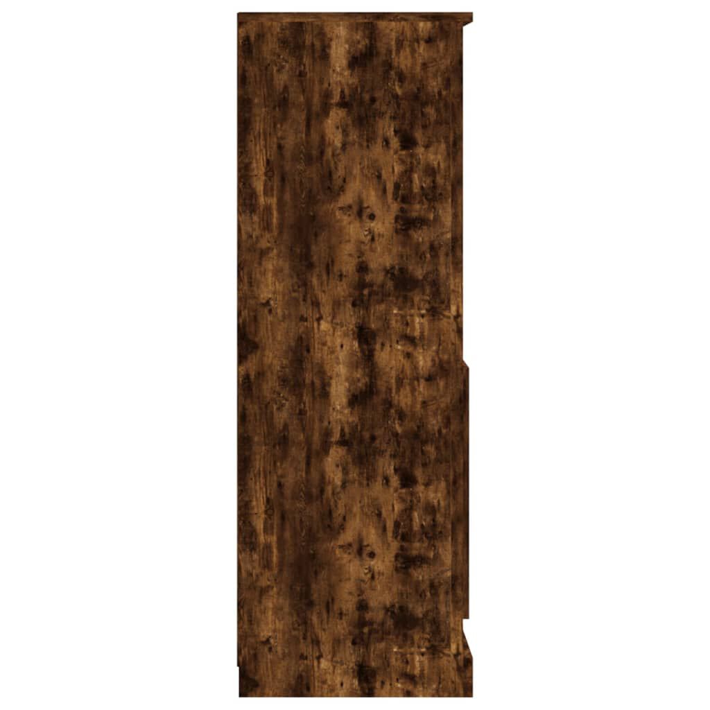 vidaXL Ντουλάπα Καπνιστή δρυς 60x35,5x103,5 εκ. από Επεξεργασμένο Ξύλο