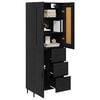vidaXL Highboard &mu;&epsilon; &sigma;&upsilon;&rho;&tau;ά&rho;&iota; 2 pcs &Mu;&alpha;ύ&rho;&eta; &Omicron;&xi;&upsilon;ά &Sigma;ύ&nu;&theta;&epsilon;&tau;&omicron; &Xi;ύ&lambda;&omicron; &kappa;&alpha;&iota; &Gamma;&upsilon;&alpha;&lambda;ί