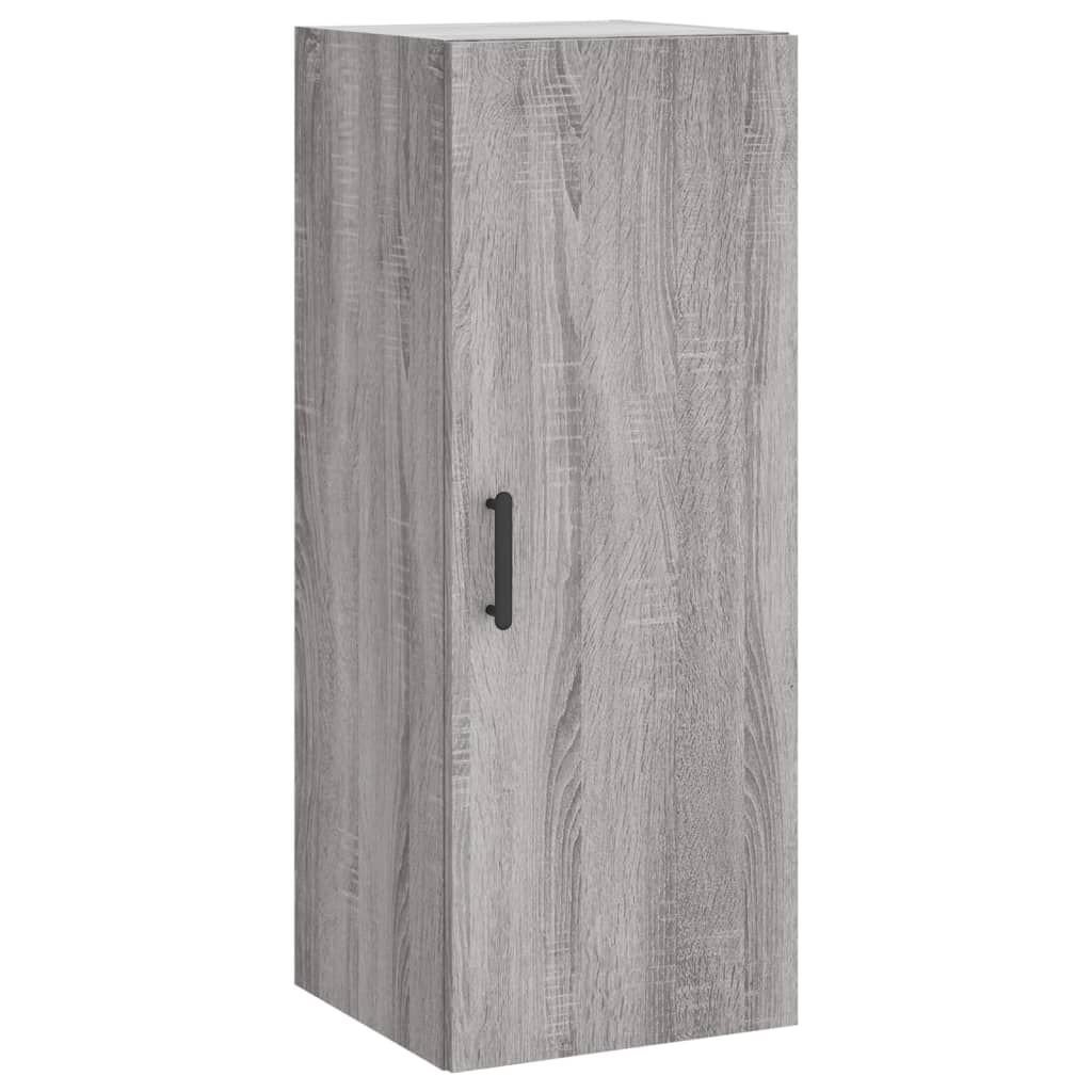 vidaXL Ντουλάπι Τοίχου Γκρι Sonoma 34,5 x 34 x 90 εκ.