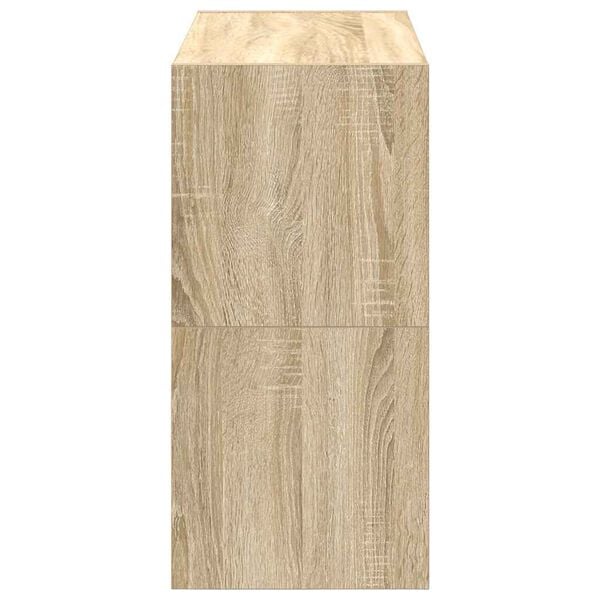 vidaXL Ράφια παπουτσιών 2 τμχ στοιβαζόμενα Sonoma Oak 60x30x30,5 cm