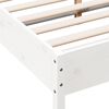 vidaXL Σκελετός Κρεβ. Χωρίς Στρώμα Λευκό 140x200 εκ Μασίφ Πεύκο
