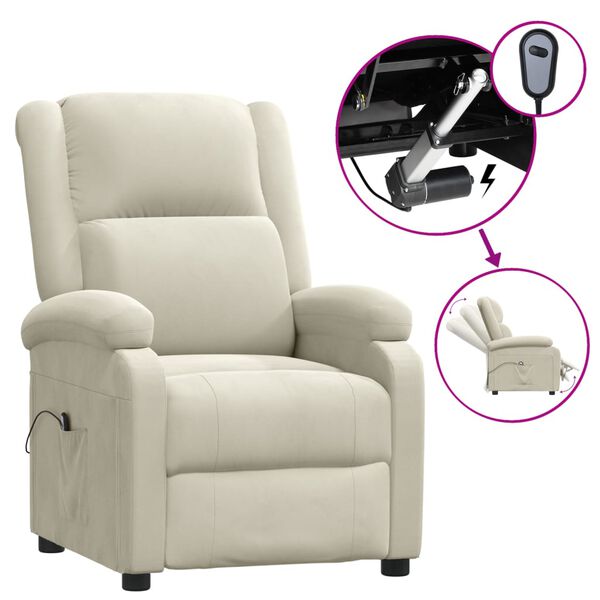 vidaXL &Pi;&omicron;&lambda;&upsilon;&theta;&rho;ό&nu;&alpha; &Alpha;&nu;&alpha;&kappa;&lambda;&iota;&nu;ό&mu;&epsilon;&nu;&eta; &Eta;&lambda;&epsilon;&kappa;&tau;&rho;&iota;&kappa;ή &Kappa;&rho;&epsilon;&mu; &Beta;&epsilon;&lambda;&omicron;ύ&delta;&iota;&nu;&eta;