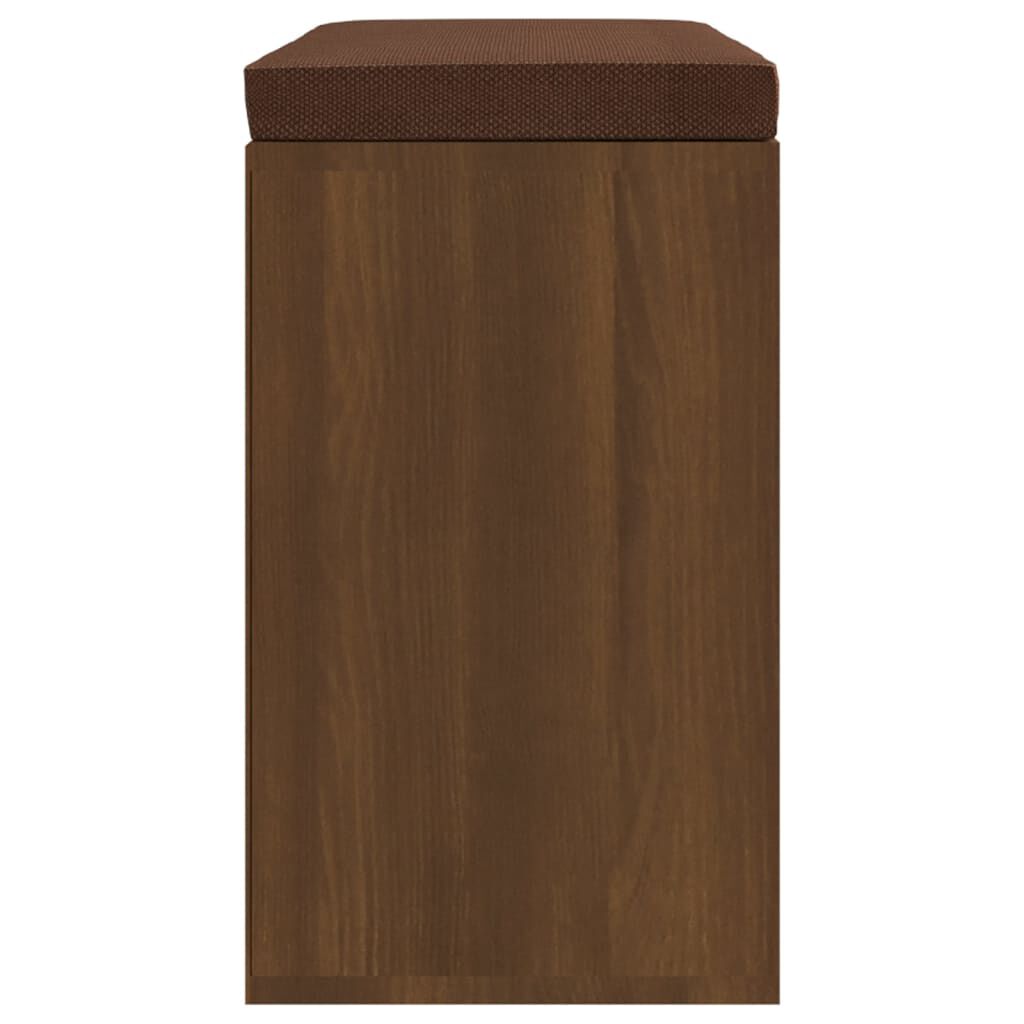 vidaXL Παπουτσοθήκη Καφέ Δρυς 103x30x48 εκ. από Επεξεργασμένο Ξύλο