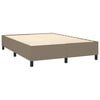 vidaXL &Kappa;&rho;&epsilon;&beta;ά&tau;&iota; Boxspring &mu;&epsilon; &Sigma;&tau;&rho;ώ&mu;&alpha; Taupe 140x190 &epsilon;&kappa;. &Upsilon;&phi;&alpha;&sigma;&mu;ά&tau;&iota;&nu;&omicron;