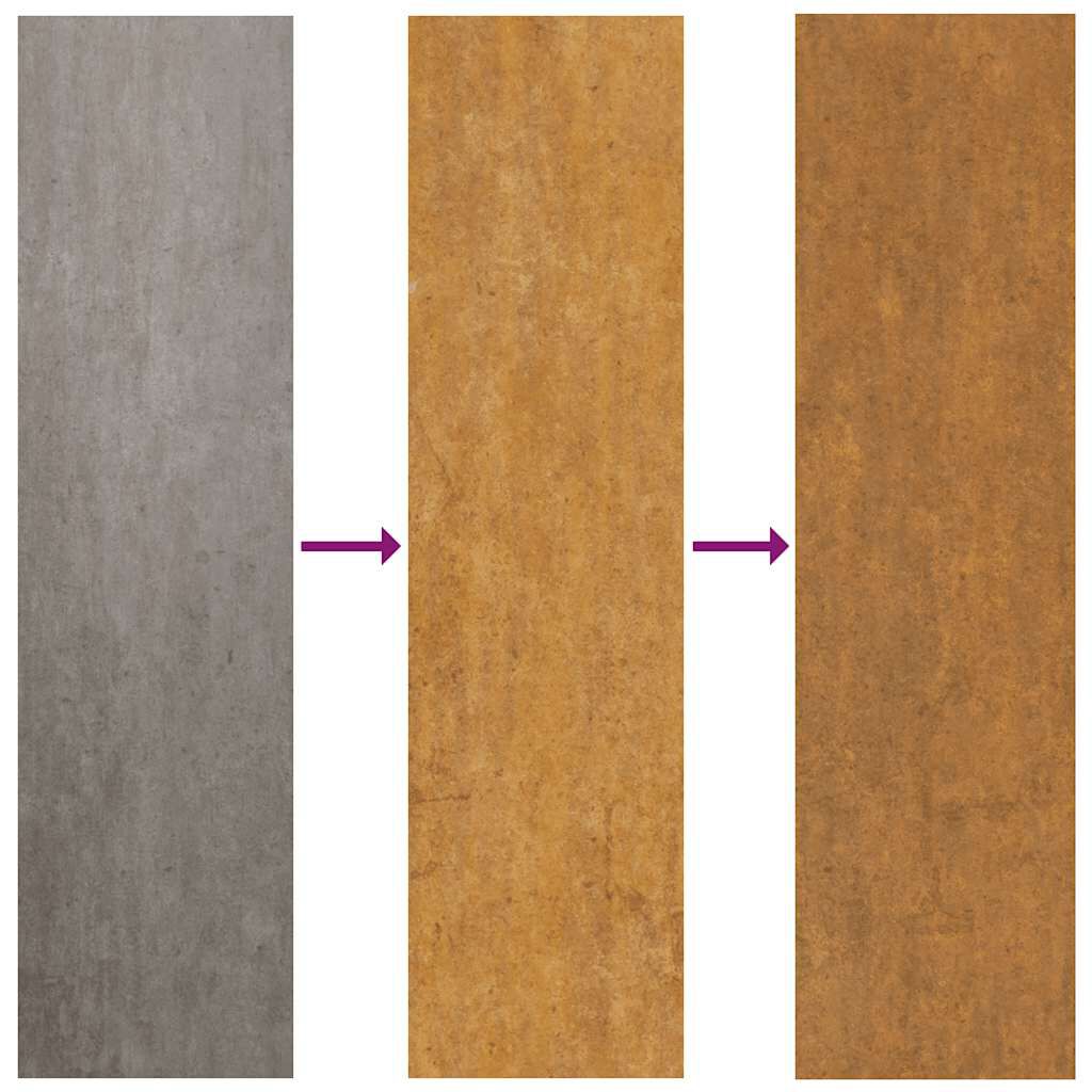 vidaXL Πύλη Κήπου 105 x 205 εκ. από Ατσάλι Corten