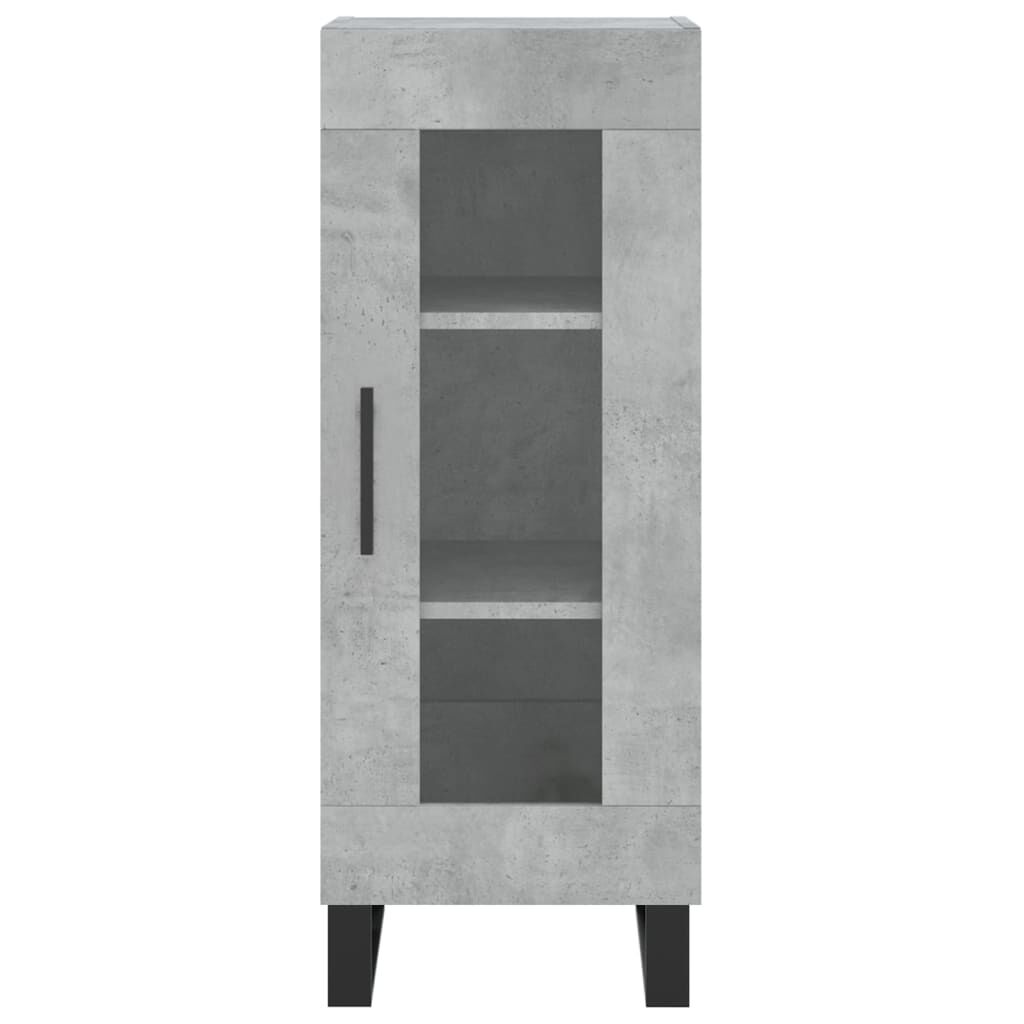 vidaXL Ντουλάπι Γκρι Σκυροδέματος 34,5x34x90 εκ. Επεξεργασμένο Ξύλο