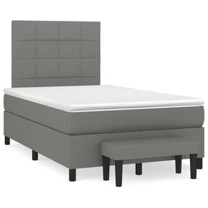 vidaXL &Kappa;&rho;&epsilon;&beta;ά&tau;&iota; Boxspring &mu;&epsilon; &Sigma;&tau;&rho;ώ&mu;&alpha; &Sigma;&kappa;&omicron;ύ&rho;&omicron; &Gamma;&kappa;&rho;&iota; 120x200 &epsilon;&kappa;. &Upsilon;&phi;&alpha;&sigma;&mu;ά&tau;&iota;&nu;&omicron;