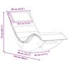 vidaXL Ξαπλώστρα 2 pcs Καφέ 60 x 154 x 74εκ Μασίφ ξύλο ακακίας