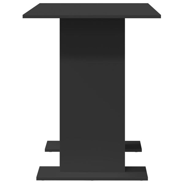 vidaXL Τραπεζαρία Μαύρο 110 x 60 x 75 cm Επεξεργασμένο ξύλο