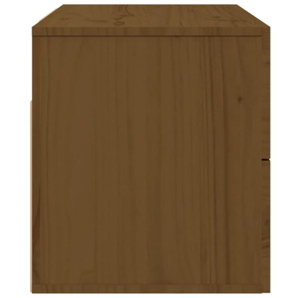 vidaXL Κομοδίνo Επιτοίχιo Καφέ Μελί 50 x 36 x 40 εκ.