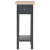 vidaXL Τραπεζάκι Βοηθητικό Μαύρο 27 x 27 x 65,5 εκ. Ξύλινο