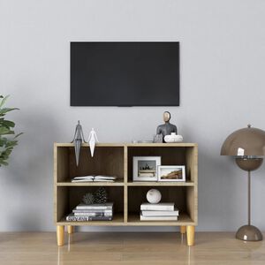 vidaXL Έ&pi;&iota;&pi;&lambda;&omicron; &Tau;&eta;&lambda;&epsilon;ό&rho;&alpha;&sigma;&eta;&sigmaf; Sonoma &Delta;&rho;&upsilon;&sigmaf; 69,5x30x50&epsilon;&kappa; & &Mu;&alpha;&sigma;ί&phi; &Xi;ύ&lambda;&iota;&nu;&alpha; &Pi;ό&delta;&iota;&alpha;