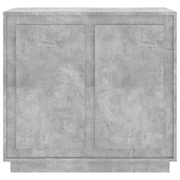 vidaXL Ντουλάπι Γκρι Σκυροδέματος 80x34x75 εκ. Επεξεργασμένο Ξύλο