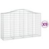 vidaXL &Sigma;&upsilon;&rho;&mu;&alpha;&tau;&omicron;&kappa;&iota;&beta;ώ&tau;&iota;&alpha; &Tau;&omicron;&xi;&omega;&tau;ά 9 &tau;&epsilon;&mu;. 200x50x120/140 &epsilon;&kappa;. &Gamma;&alpha;&lambda;&beta;&alpha;&nu;. &Alpha;&tau;&sigma;ά&lambda;&iota;