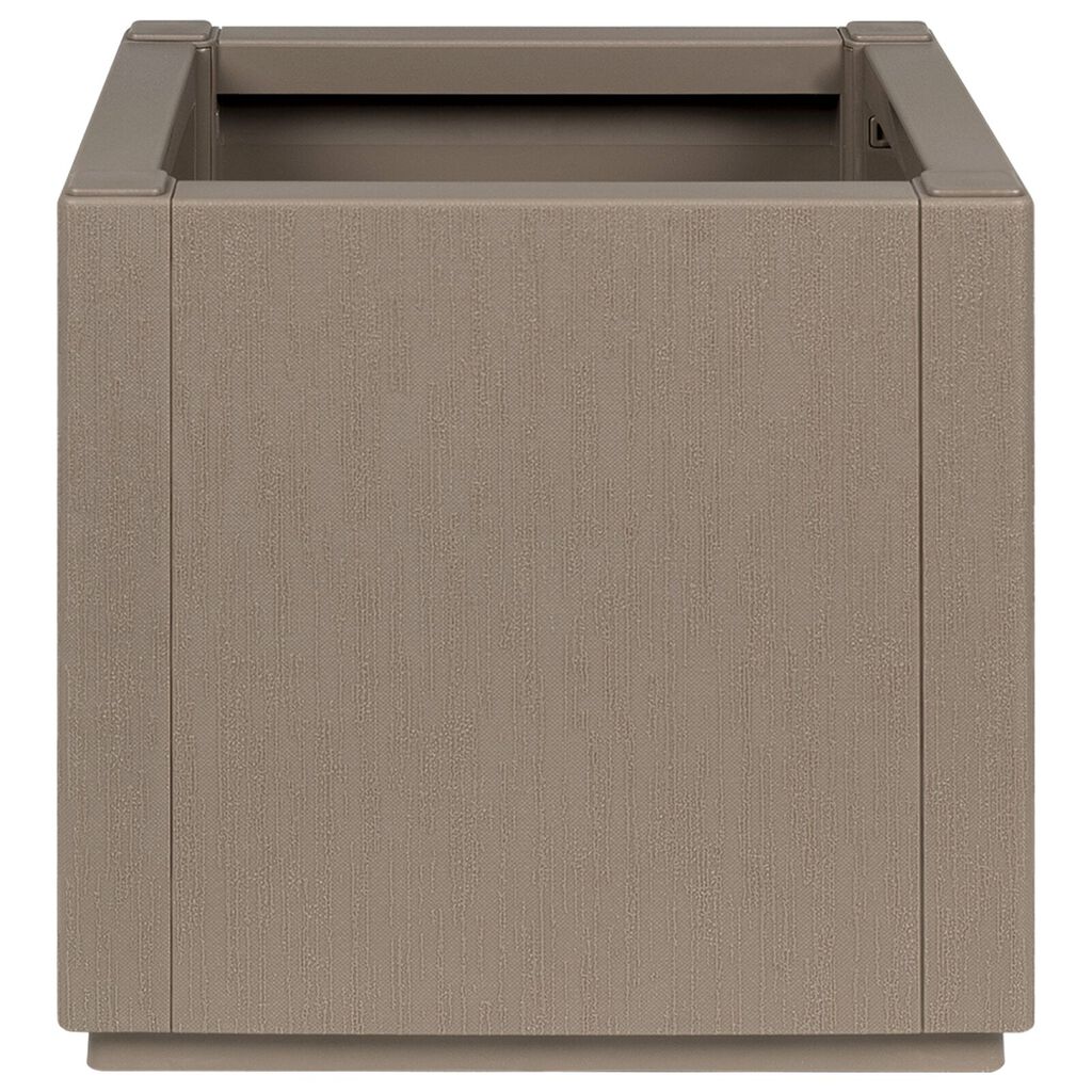 vidaXL Γλάστρα Κήπου Καφέ 36x36x35 εκ PP
