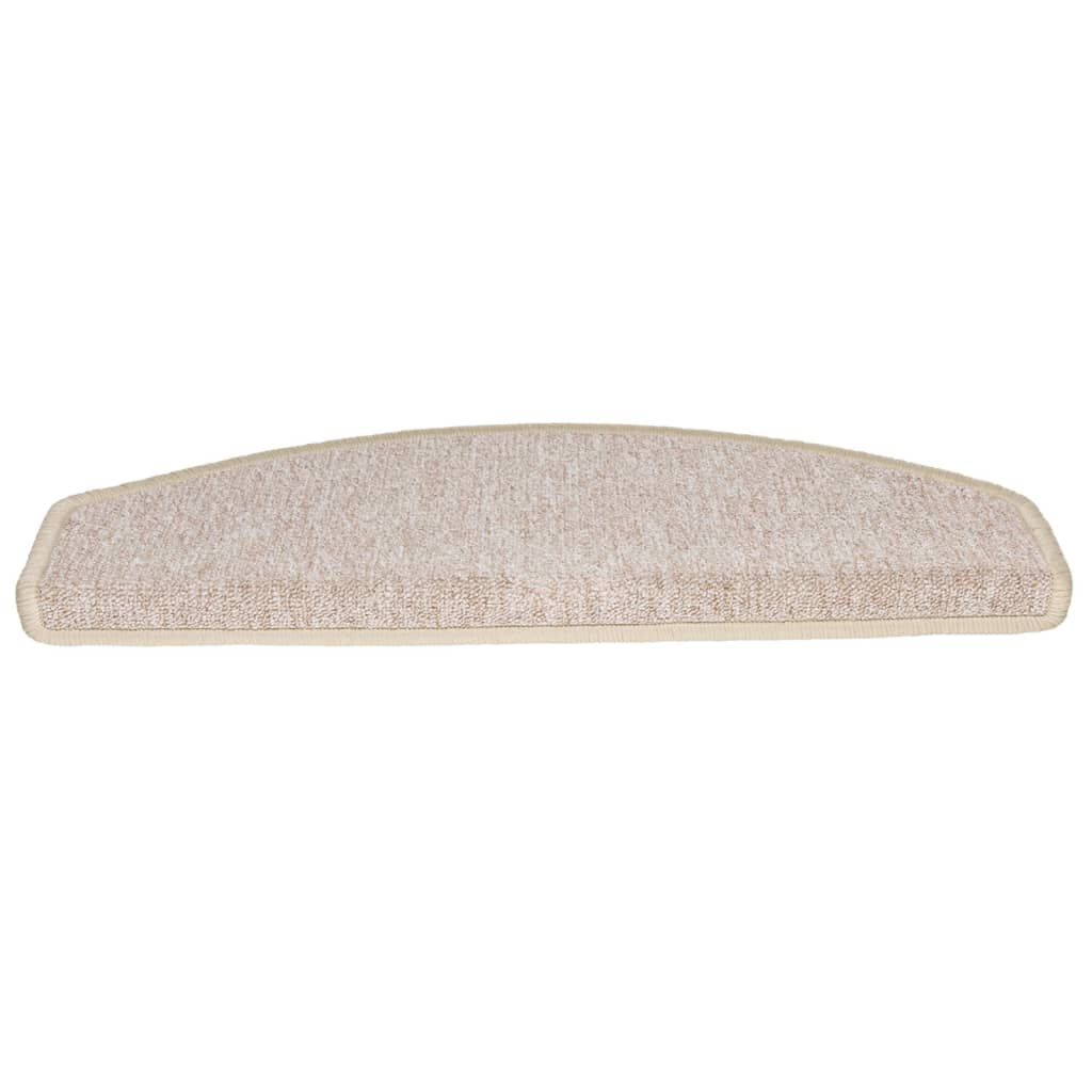 vidaXL Πατάκια Σκάλας 10 τεμ. Taupe 65x24x4 εκ.