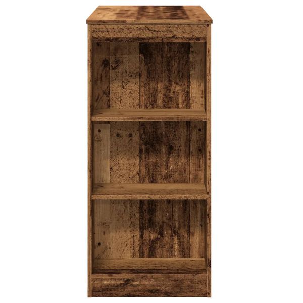 vidaXL Τραπέζι Μπαρ με Ράγες 95x47x103,5 εκ. Επεξεργ. Ξύλο