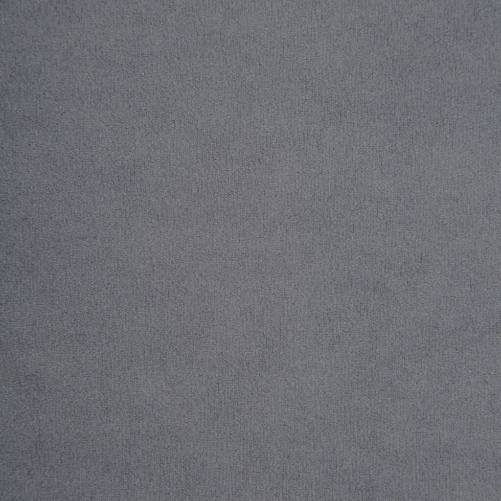 vidaXL Καναπές Τριθέσιος Chesterfield Γκρι 199 x 75 x 72 εκ. Βελούδο