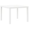 vidaXL Σέτ φαγητού για κήπο 3 pcs Λευκό Rattan Polt