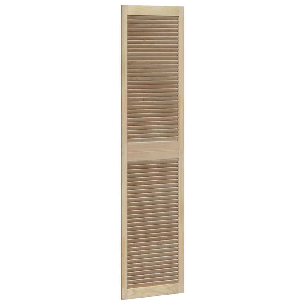 vidaXL Πόρτες Ντουλάπας με πόρτα 4 pcs Καφέ 201 x 49.5 x 2.1 εκ