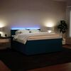 vidaXL &Kappa;&rho;&epsilon;&beta;ά&tau;&iota; Boxspring &mu;&epsilon; &Sigma;&tau;&rho;ώ&mu;&alpha; &Mu;&pi;&lambda;&epsilon; 180x200 &epsilon;&kappa;. &Beta;&epsilon;&lambda;&omicron;ύ&delta;&iota;&nu;&omicron;