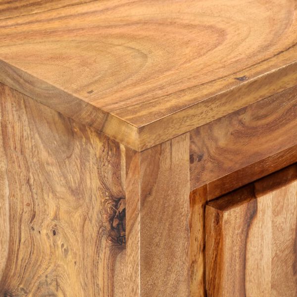 vidaXL Ντουλάπι 60 x 33 x 75 εκ. από Μασίφ Ξύλο Ακακίας