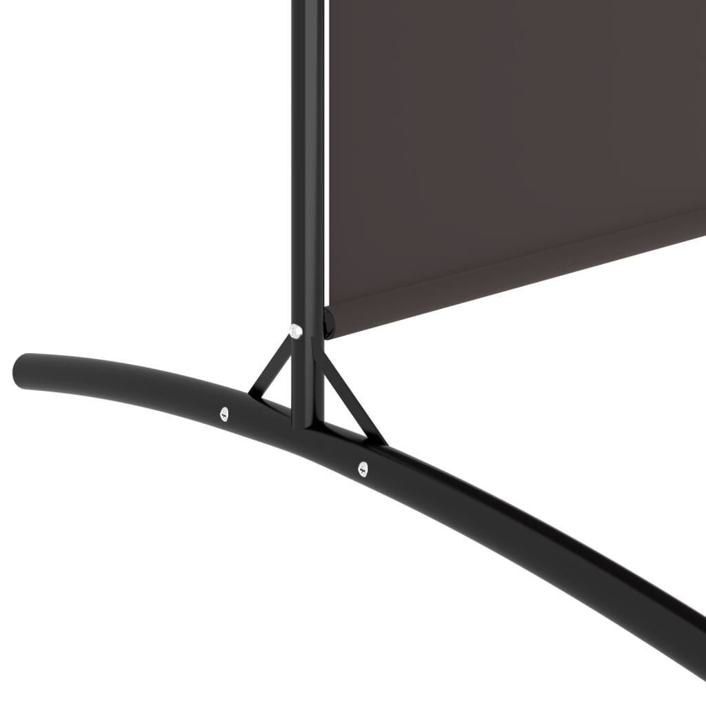 vidaXL Διαχωριστικό Δωματίου με 3 Πάνελ Καφέ 525 x 180 εκ. από Ύφασμα