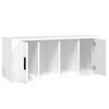 vidaXL Έπιπλο Τηλεόρασης Γυαλ. Λευκό 100x35x40 εκ. Επεξεργασμένο Ξύλο