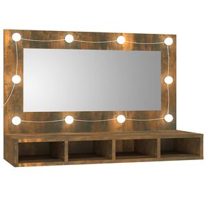 vidaXL Έ&pi;&iota;&pi;&lambda;&omicron; &Kappa;&alpha;&theta;&rho;έ&pi;&tau;&eta; &mu;&epsilon; LED &Kappa;&alpha;&pi;&nu;&iota;&sigma;&tau;ή &Delta;&rho;&upsilon;&sigmaf; 90x31,5x62 &epsilon;&kappa;.