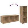 vidaXL &Sigma;&epsilon;&tau; &epsilon;&pi;ί&pi;&lambda;&omicron;&upsilon; &tau;&eta;&lambda;&epsilon;ό&rho;&alpha;&sigma;&eta;&sigmaf; 3 pcs Artisan Oak 37 x 35 x 107 &epsilon;&kappa;