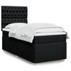vidaXL &Kappa;&rho;&epsilon;&beta;ά&tau;&iota; Boxspring &mu;&epsilon; &Sigma;&tau;&rho;ώ&mu;&alpha; &Mu;&alpha;ύ&rho;&omicron; 100 x 200 &epsilon;&kappa;. &Upsilon;&phi;&alpha;&sigma;&mu;ά&tau;&iota;&nu;&omicron;