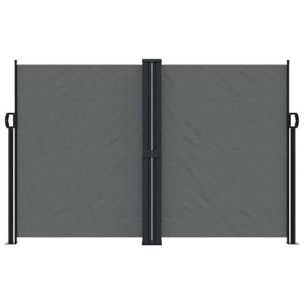vidaXL Σκίαστρο Πλαϊνό Συρόμενο Ανθρακί 160 x 1000 εκ.
