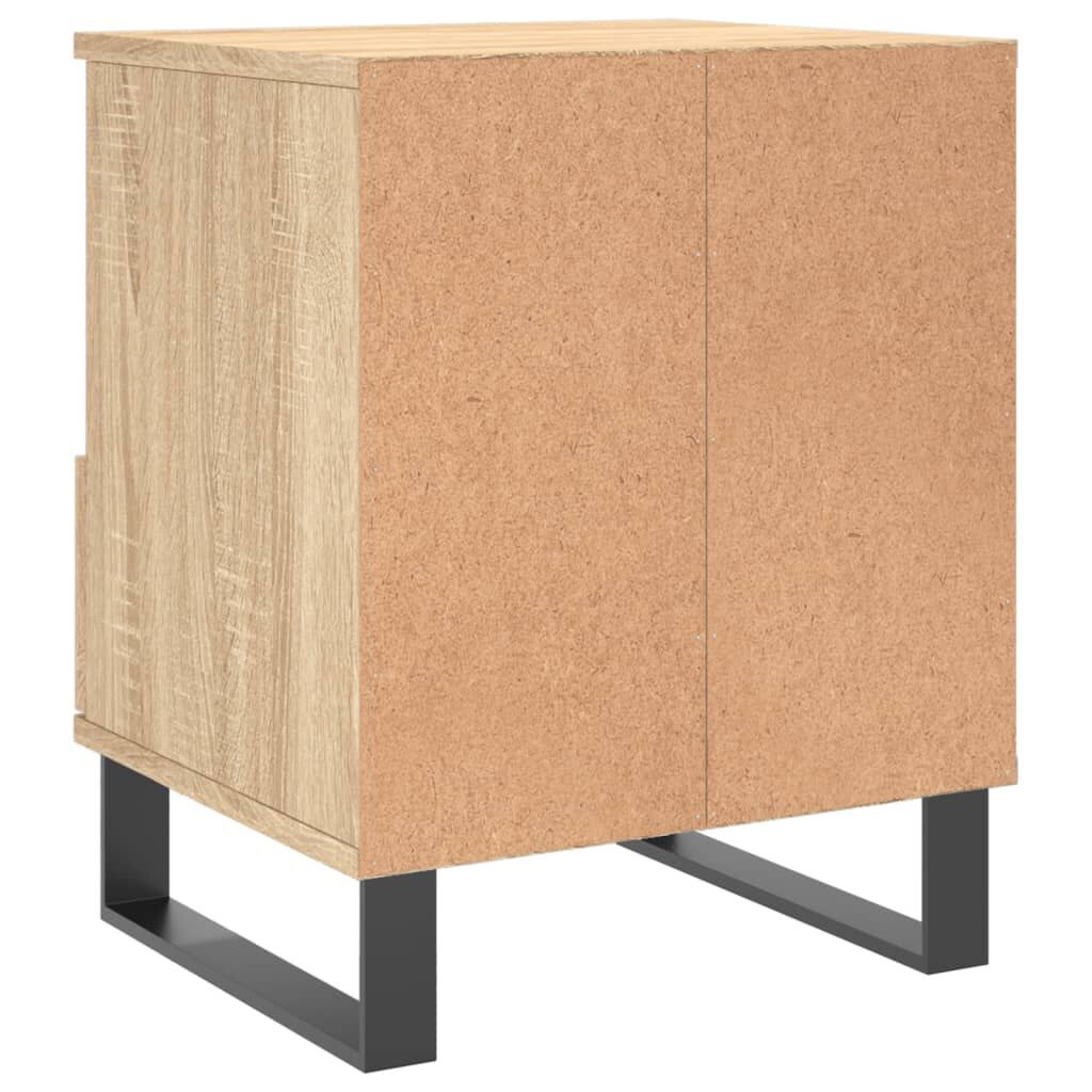 vidaXL Κομοδίνο Sonoma Δρυς 40 x 35 x 50 εκ. από Επεξεργ. Ξύλο