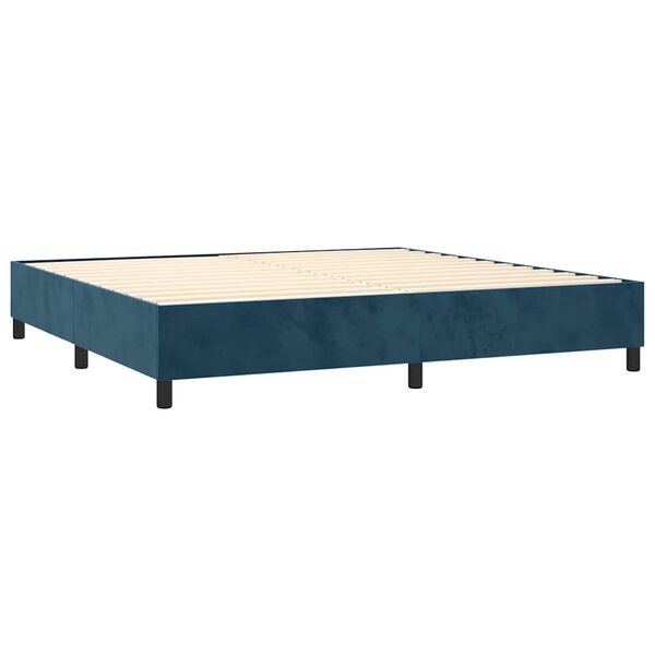 vidaXL &Kappa;&rho;&epsilon;&beta;ά&tau;&iota; Boxspring &mu;&epsilon; &Sigma;&tau;&rho;ώ&mu;&alpha; &Sigma;&kappa;&omicron;ύ&rho;&omicron; &Mu;&pi;&lambda;&epsilon; 200x200 &epsilon;&kappa;. &Beta;&epsilon;&lambda;&omicron;ύ&delta;&iota;&nu;&omicron;