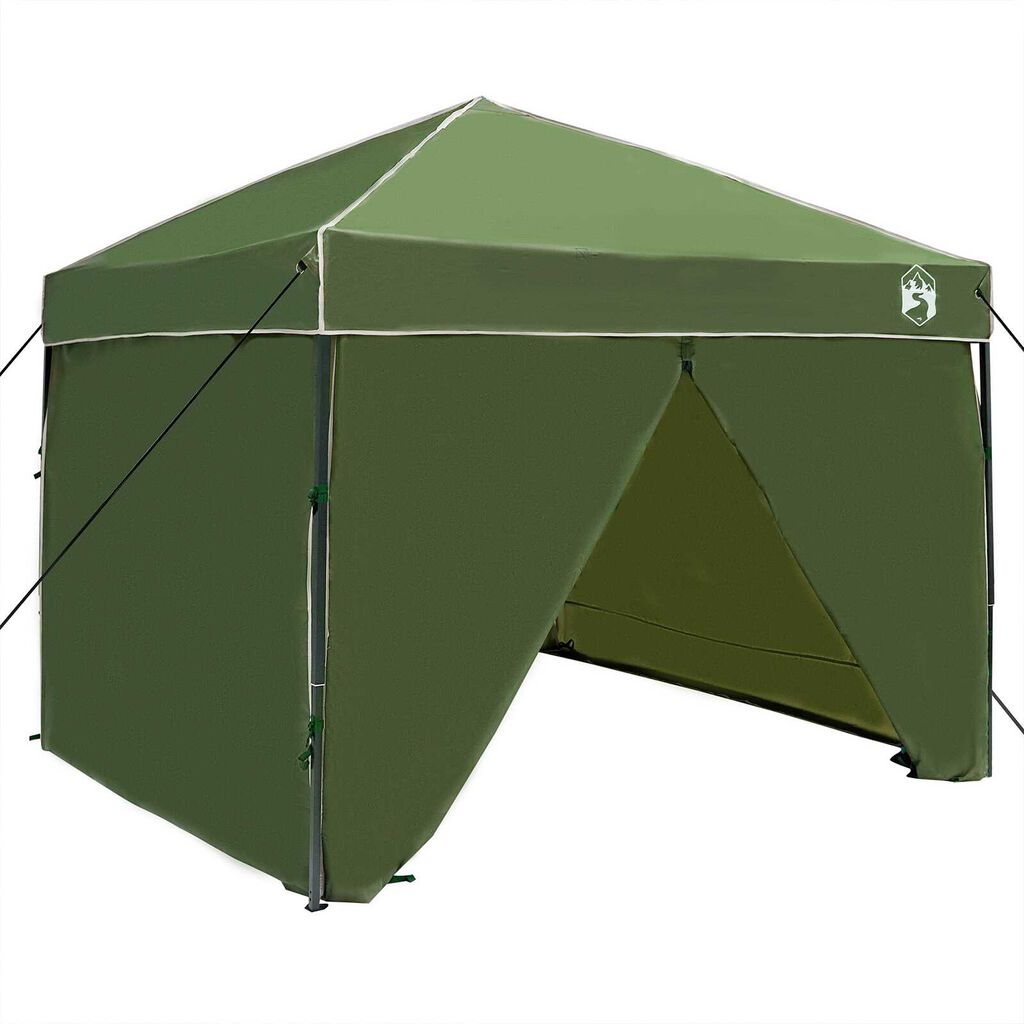 vidaXL Σκηνή Σκίασης Πράσινο 250 x 250 x 227 / 236 / 245 εκ. Ύφασμα Oxford