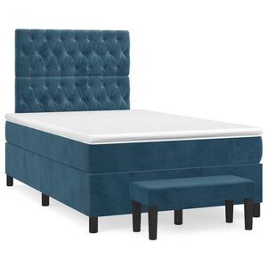 vidaXL &Kappa;&rho;&epsilon;&beta;ά&tau;&iota; Boxspring &mu;&epsilon; &Sigma;&tau;&rho;ώ&mu;&alpha; &Sigma;&kappa;&omicron;ύ&rho;&omicron; &Mu;&pi;&lambda;&epsilon; 120x190 &epsilon;&kappa;. &Beta;&epsilon;&lambda;&omicron;ύ&delta;&iota;&nu;&omicron;