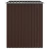 vidaXL Αποθήκη Κήπου Καφέ 205 x 129 x 183 εκ. από Γαλβανισμένο Ατσάλι