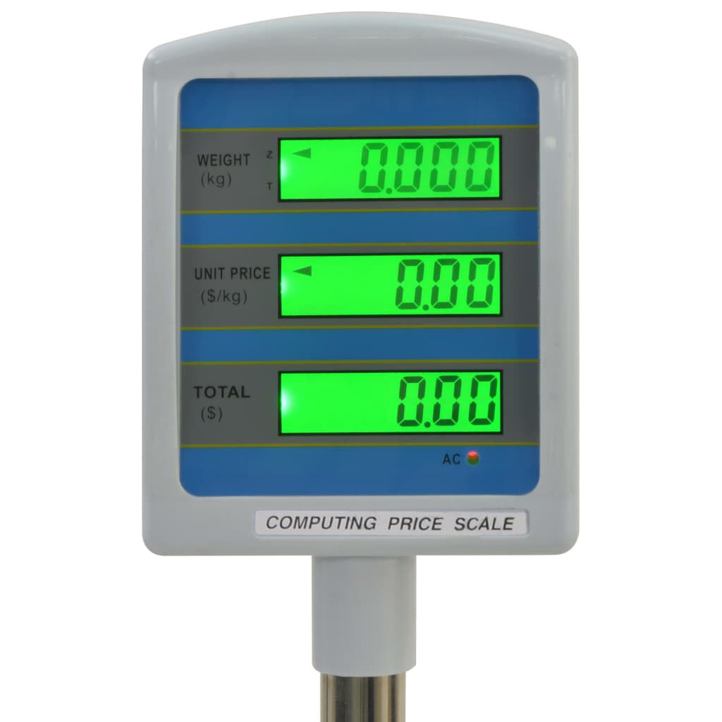 vidaXL Ζυγαριά Ηλεκτρονική 30 κ. με Οθόνη LCD