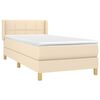 vidaXL &Kappa;&rho;&epsilon;&beta;ά&tau;&iota; Boxspring &mu;&epsilon; &Sigma;&tau;&rho;ώ&mu;&alpha; &Kappa;&rho;&epsilon;&mu; 90x200 &epsilon;&kappa;.&Upsilon;&phi;&alpha;&sigma;&mu;ά&tau;&iota;&nu;&omicron;